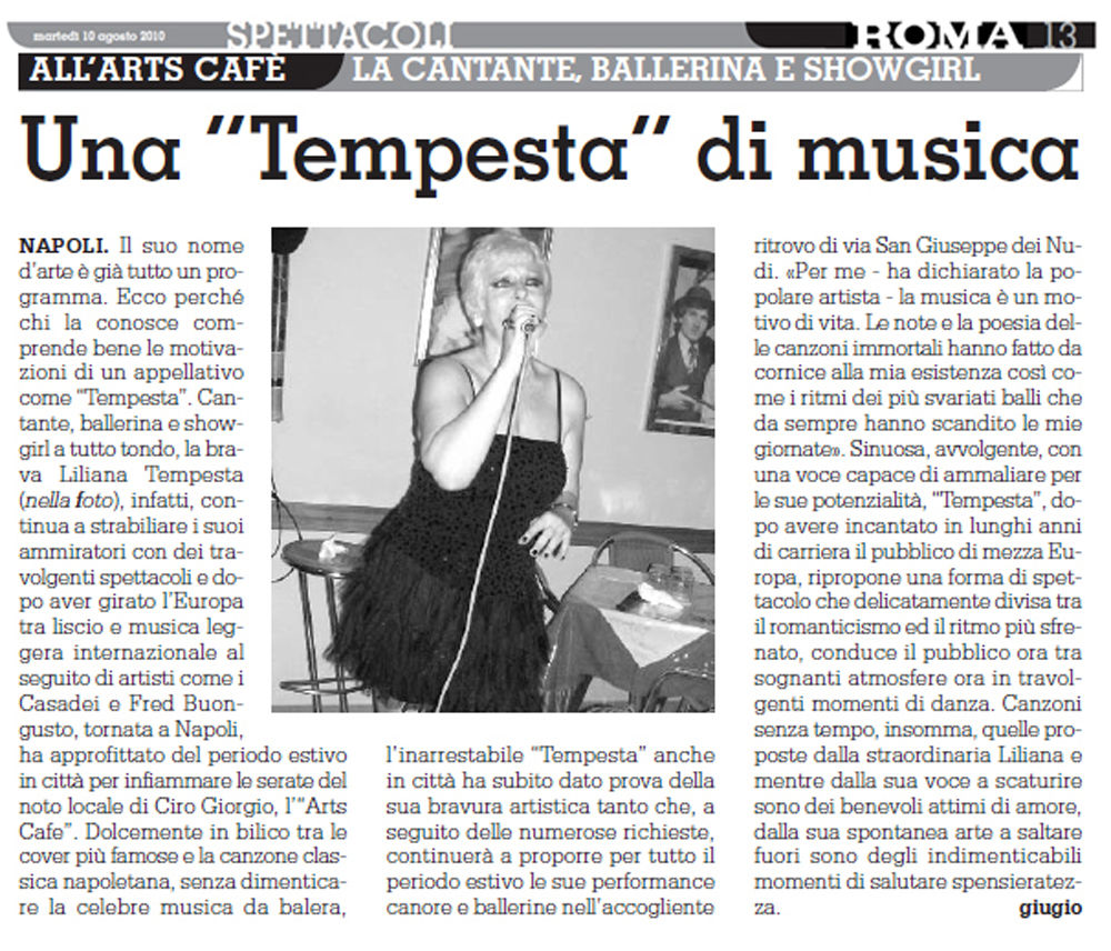 10 agosto 2010 Roma